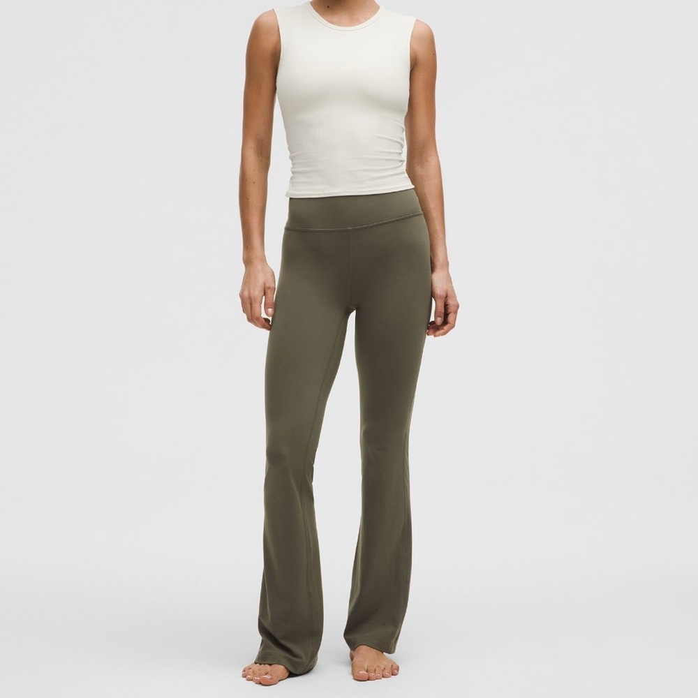 Lululemon grove nulu high rise flared pant